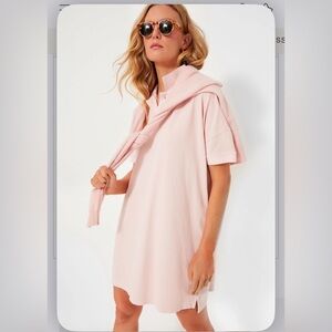 NWT Tuckernuck Pink Pique Teller Polo Dress - Pink / XS